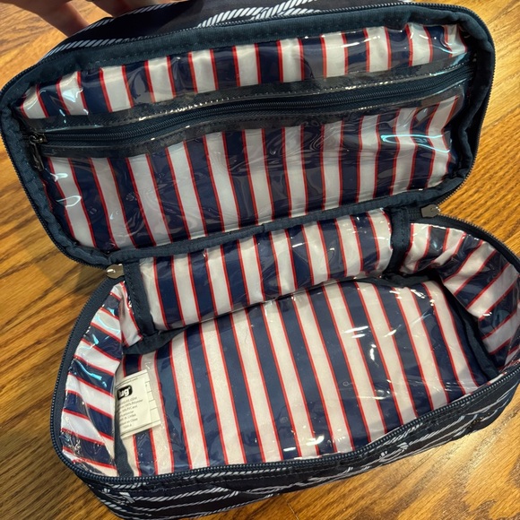 EUC Lug Stowaway Cosmetics Case in Nautical Navy - Picture 5 of 5
